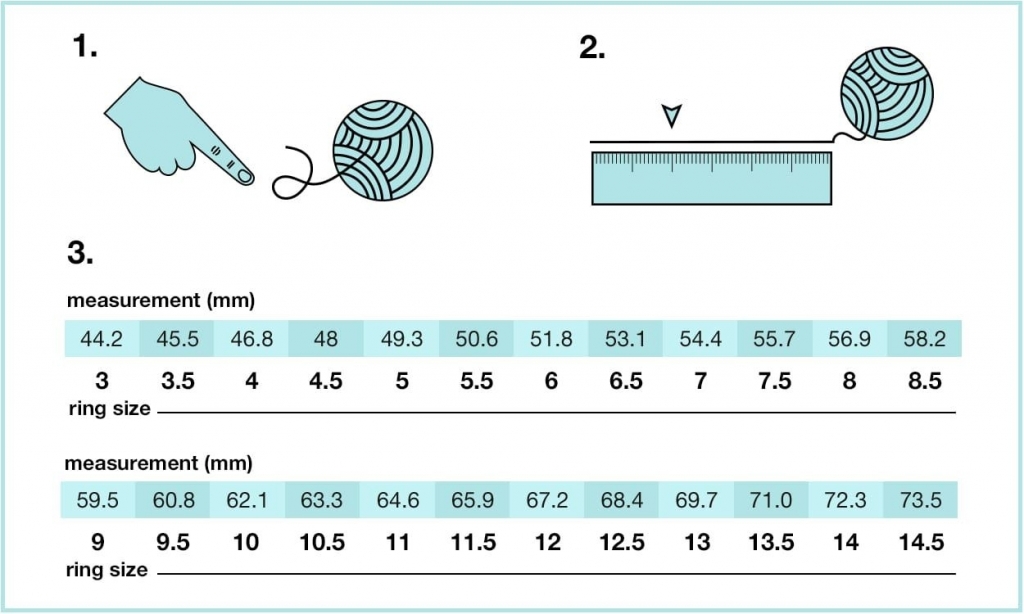 Ring Size Guide -  - 1