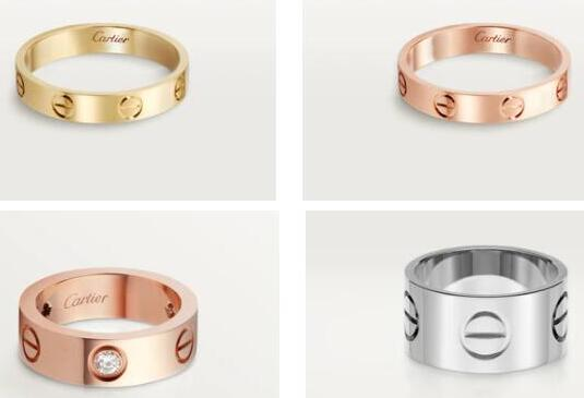 What is the difference between Cartier love ring different model? - Cartier Jewelry - 2