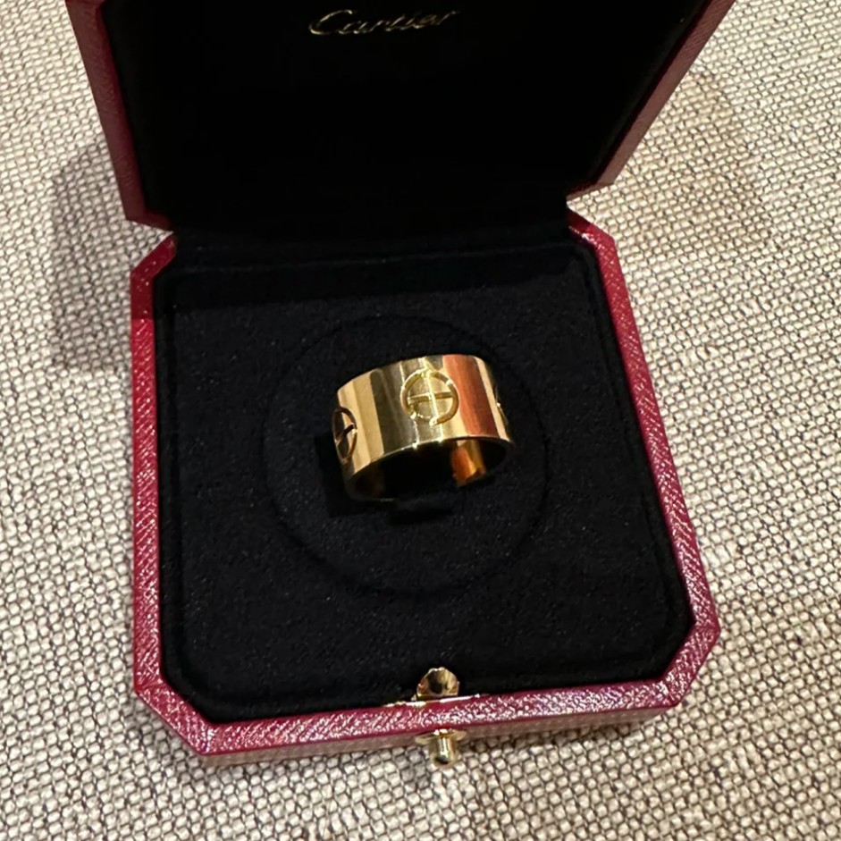 18K Gold Cartier Love Ring - Cartier Jewelry - 3