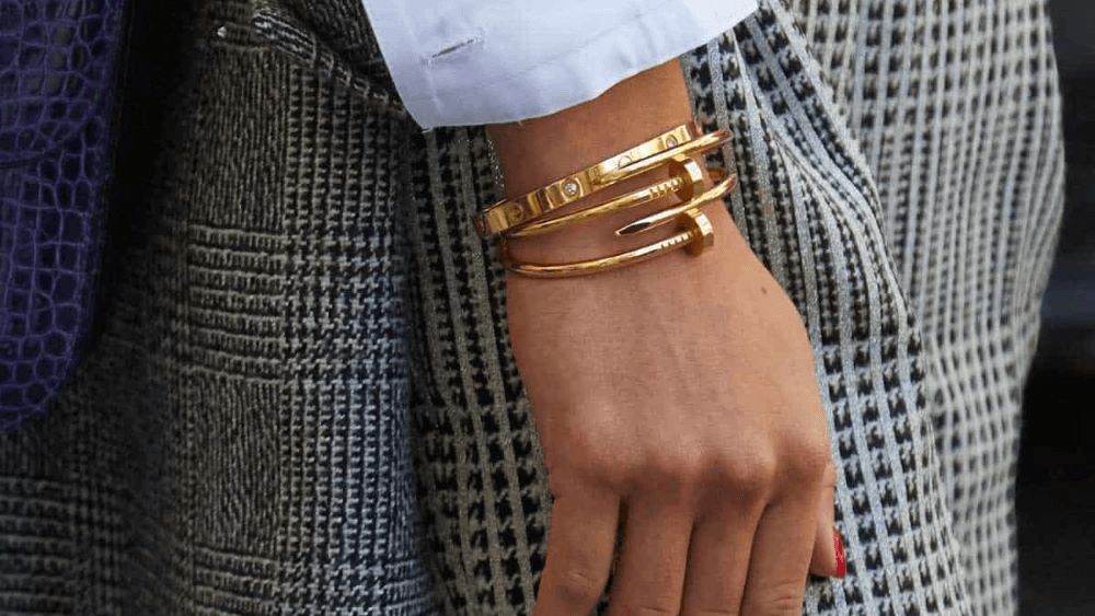 Luxury in Every Detail: Cartier Nail Bracelet - Cartier Jewelry - 3