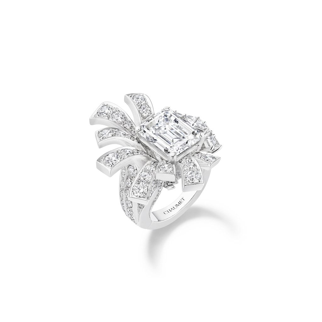 18K White Gold Chaumet Déferlante Transformable Ring - Chaumet Jewelry - 2